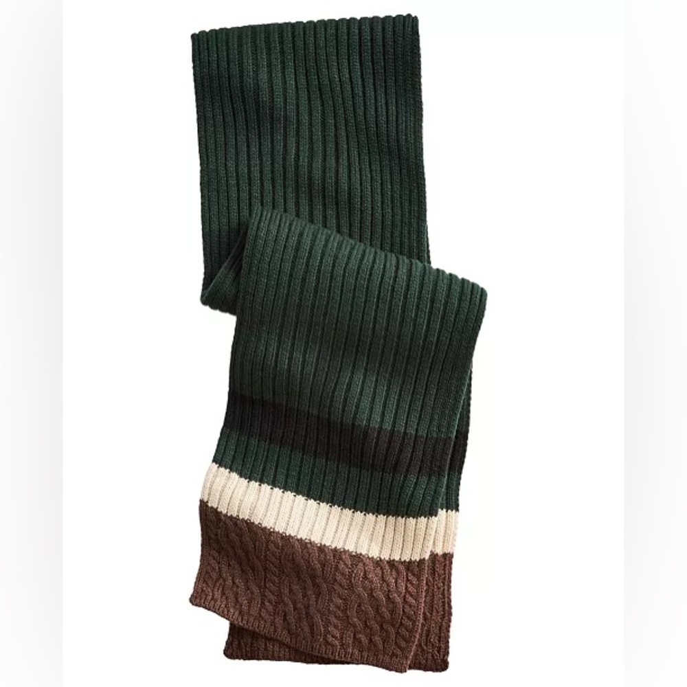 🆕 Club Room Men’s Cable-Knit Scarf (NTW)